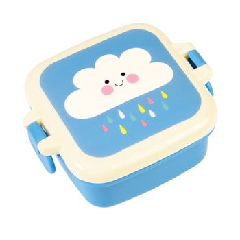 Cutie prânz cu imprimeu nori rex london happy cloud, albastru
