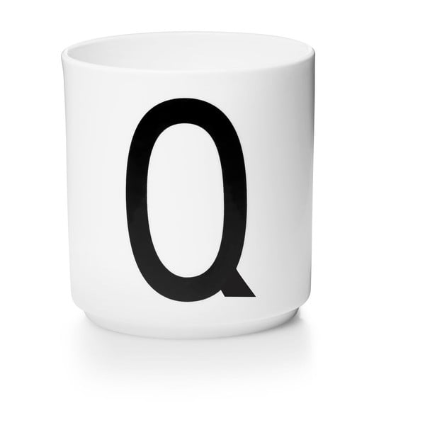 Bílý porcelánový hrnek Design Letters Personal Q