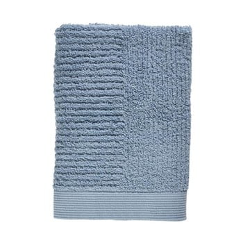 Prosop din bumbac 100% Zone Classic Blue Fog, 50 x 70 cm, albastru