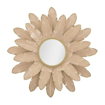 Oglindă mauro ferretti palm, ⌀ 64,5 cm, roz