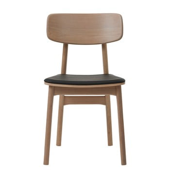 Scaun din lemn de stejar alb unique furniture livo