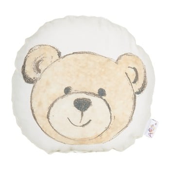 Pernă din amestec de bumbac pentru copii apolena pillow toy bearie, 23 x 23 cm