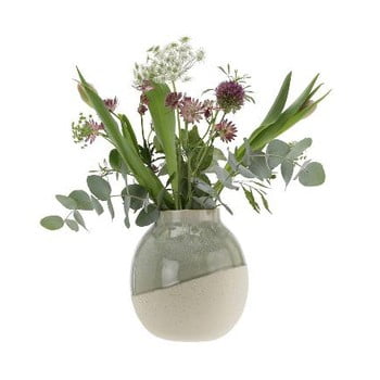Vază din ceramică a simple mess skraa, ⌀ 18 cm, verde