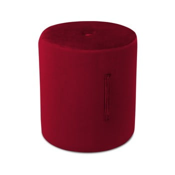 Puf mazzini sofas fiore, ⌀ 40 cm, roșu