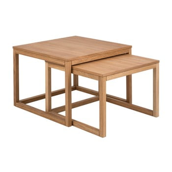 Set 2 măsuțe de cafea actona conus coffee, 70 x 50 cm