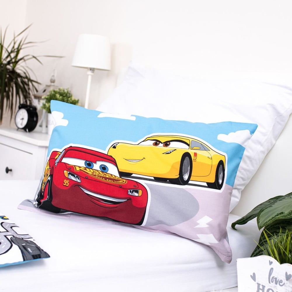 Produktové foto Bavlněné dětské povlečení do postýlky 100x135 cm Cars – Jerry Fabrics