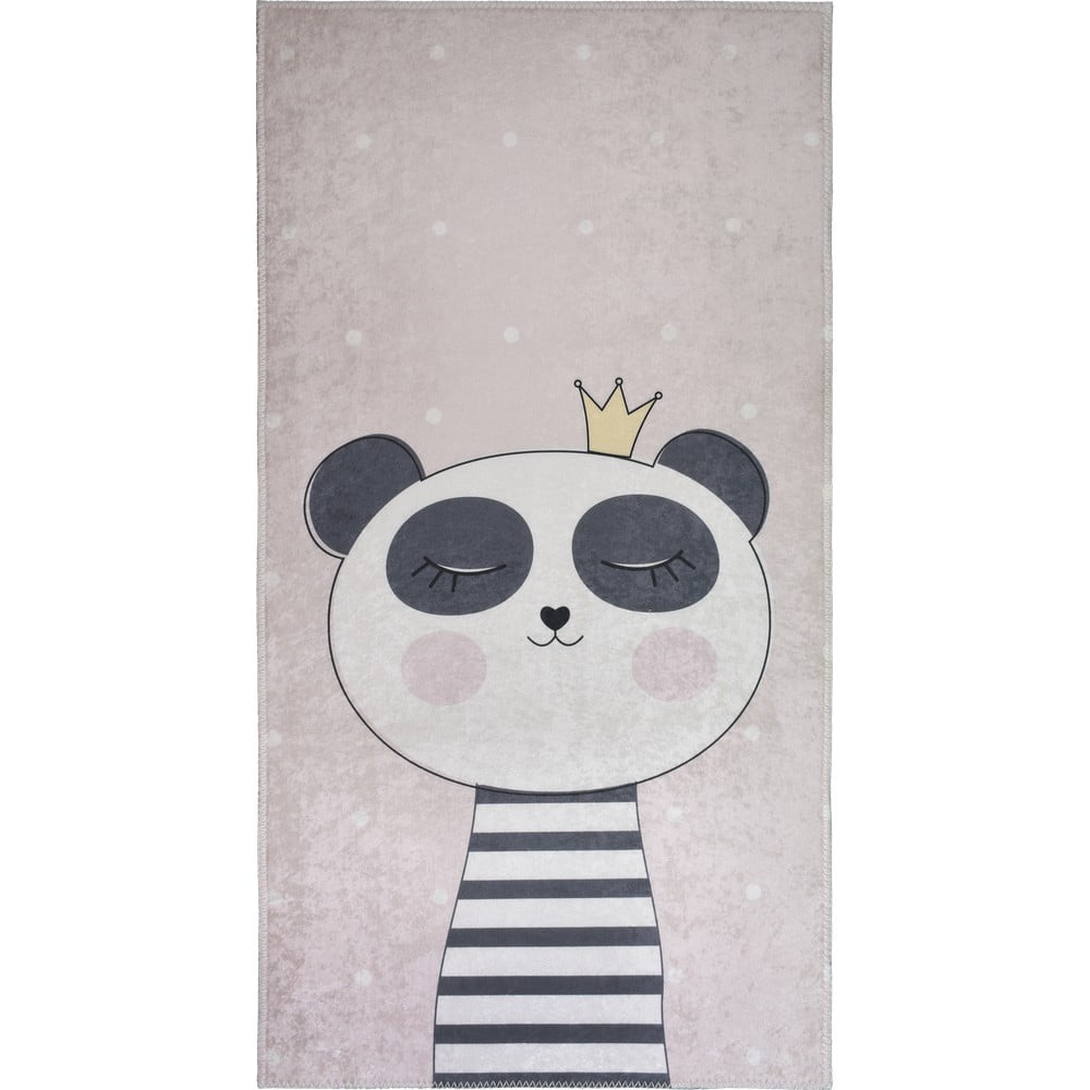 Světle růžový dětský koberec 80x150 cm Princess Panda – Vitaus