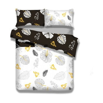 Lenjerie de pat din flanel ameliahome floral rain, 140 x 200 cm