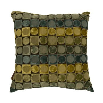 Pernă dutchbone ottava, 45 x 45 cm, verde - albastru