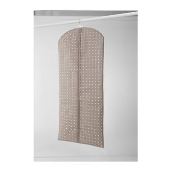 Husă mare pentru haine compactor dots, 137 cm, bej