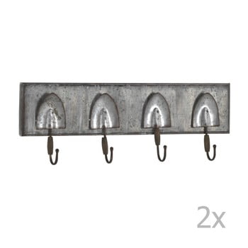 Set 2 cuiere din metal pentru perete geese gardener