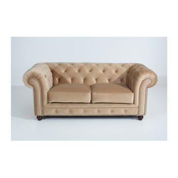 Canapea cu 2 locuri max winzer orleans velvet, bej deschis