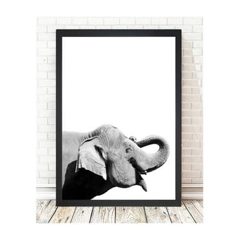 Tablou Tablo Center Elephant, 24 x 29 cm