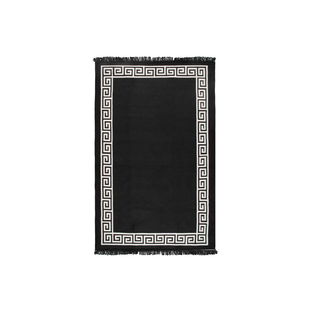 Béžovo-černý oboustranný koberec Justed, 120 x 180 cm