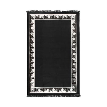 Covor reversibil justed, 120 x 180 cm, bej-negru