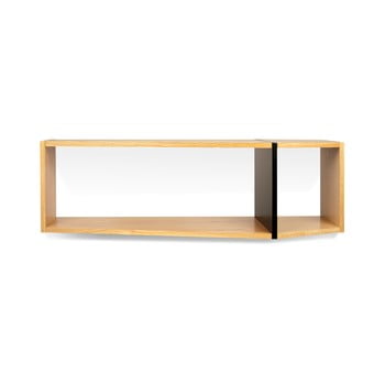 Raft temahome one, 120 x 35 cm, negru - maro