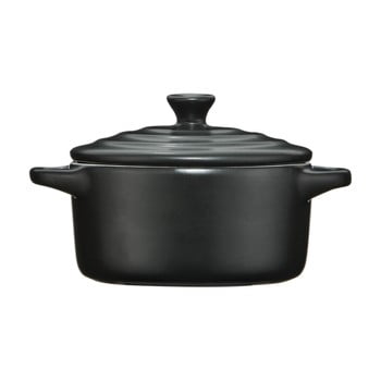 Oală din ceramică premier housewares, 230 ml, negru