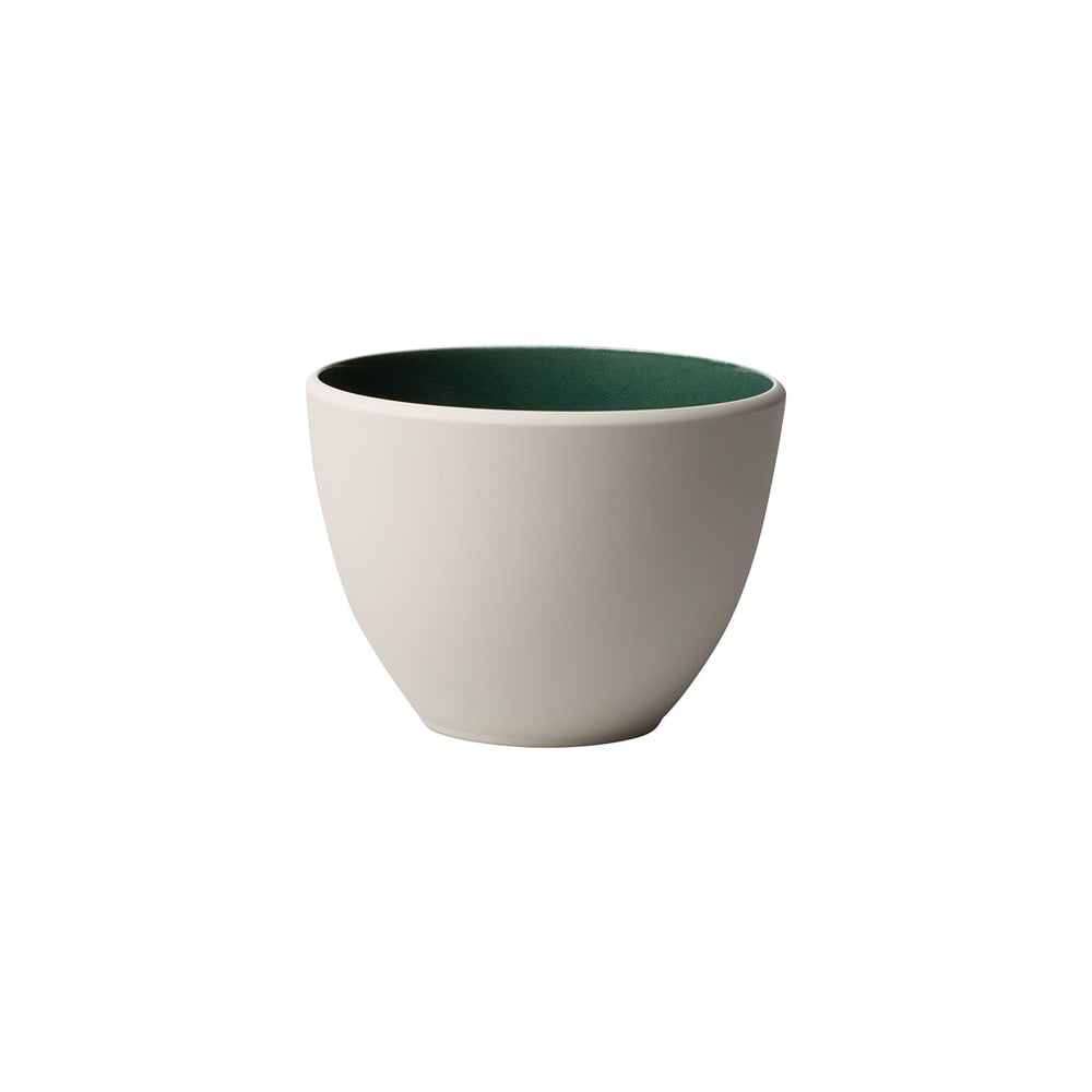 Bílo-zelený porcelánový šálek Villeroy & Boch Uni, 450 ml