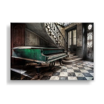 Tablou styler canvas silver uno piano, 85 x 113 cm