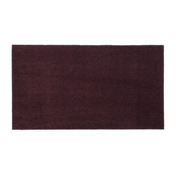 Covoraș intrare tica copenhagen unicolor, 67 x 120 cm, grena închis