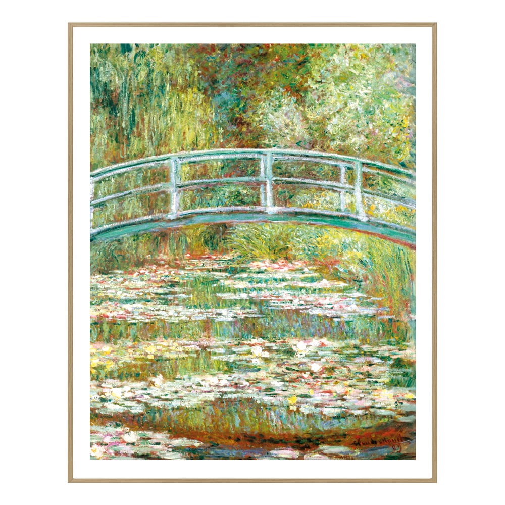 Obraz 40x50 cm Monet: Japanese Footbridge – knor