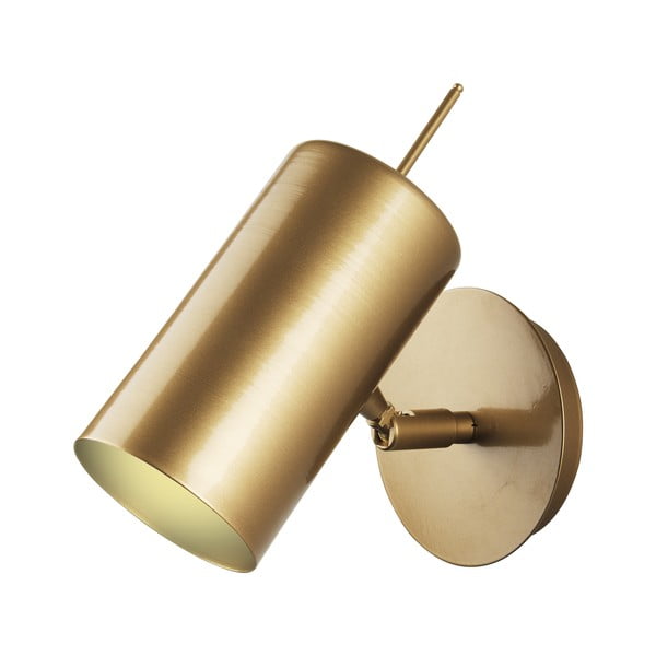 Nástěnné svítidlo ve zlaté barvě Squid Lighting Geo, výška 23 cm