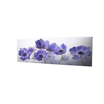 Tablou pe pânză violet, 80 x 30 cm