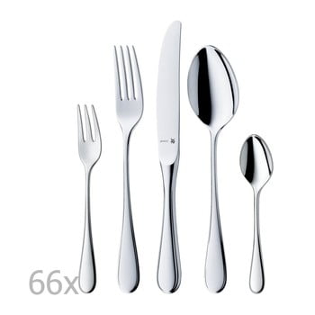 Set tacâmuri 66 piese din oțel inoxidabil wmf cromargan® kent