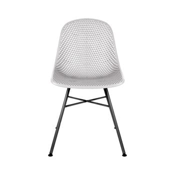 Scaun leitmotiv diamond mesh, gri deschis