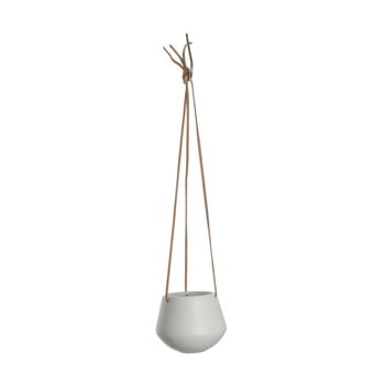 Ghiveci suspendat pt living skittle, diametru 12,2 cm, alb