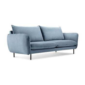 Canapea cu 2 locuri cosmopolitan design vienna, albastru deschis