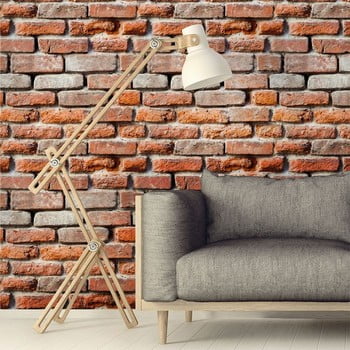 Autocolant perete ambiance woodstock, 60 x 60 cm