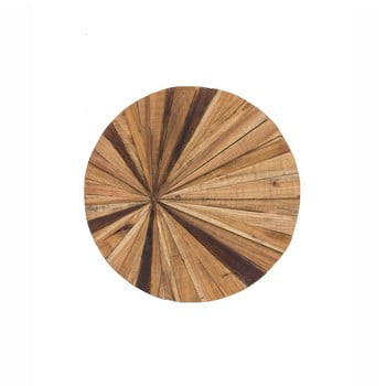 Decorațiune de perete din lemn woox living sun, ⌀ 70 cm