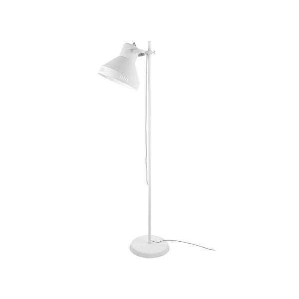 Bílá stojací lampa Leitmotiv Tuned Iron, výška 180 cm