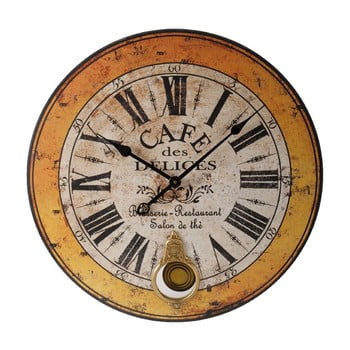Ceas antic line cafe des delices, 59 cm