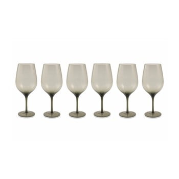 Set 6 pahare villa d'este happy hour, gri