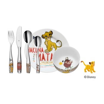 Set masă din 6 piese pentru copii wmf cromargan® lví král