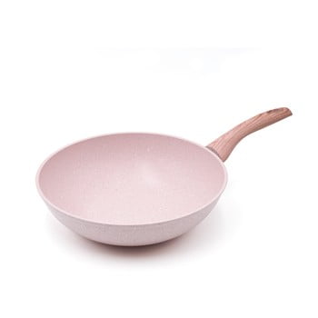 Tigaie WOK Bisetti Stonerose Rose Daniele, ø 28 cm