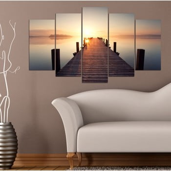 Tablou din mai multe piese insigne sigrid, 102 x 60 cm