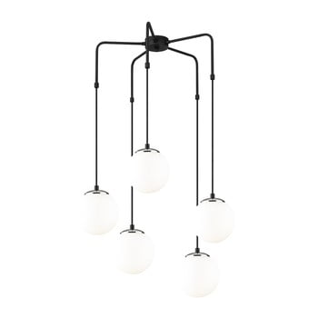 Lustră metalică opviq lights palma, negru