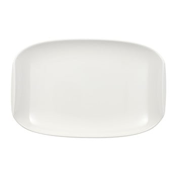 Platou din porțelan villeroy & boch urban nature, 20,15 x 13,5 cm, alb