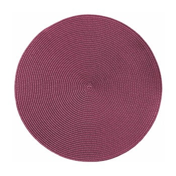 Suport pentru farfurie tiseco home studio round chambray, ø 38 cm, roz