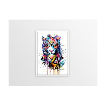 Poster piacenza art rainbow tiger
