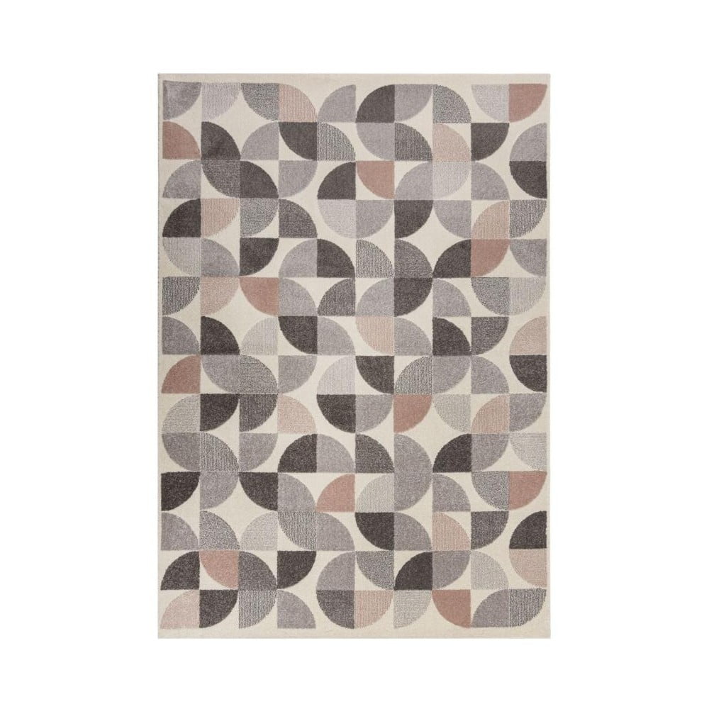 Šedo-růžový koberec Flair Rugs Alcazar, 120 x 170 cm