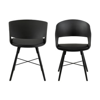 Scaun interstil luna, negru
