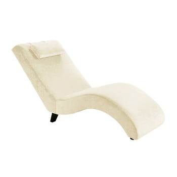 Șezlong max winzer norris velvet, crem