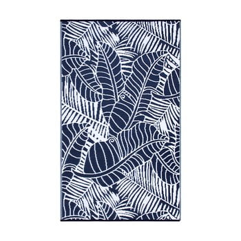 Covor reversibil adecvat pentru exterior, din plastic reciclat fab hab manila navy, 120 x 180 cm, albastru