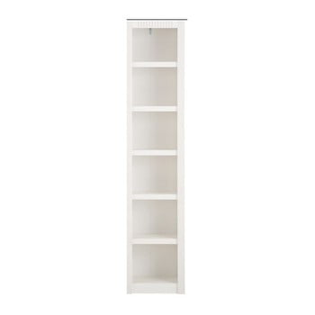 Bibliotecă de lemn de pin støraa bailey, 47 x 213 cm, alb