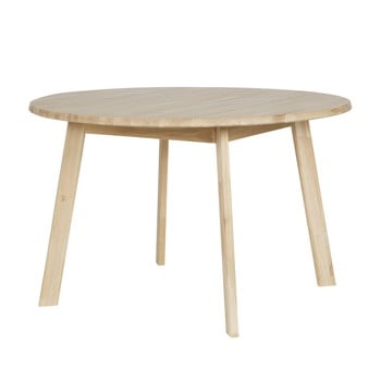Masă din lemn de stejar woood disc, Ø 120 cm