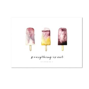 Poster leo la douce everything is cool iii, 21 x 29,7 cm